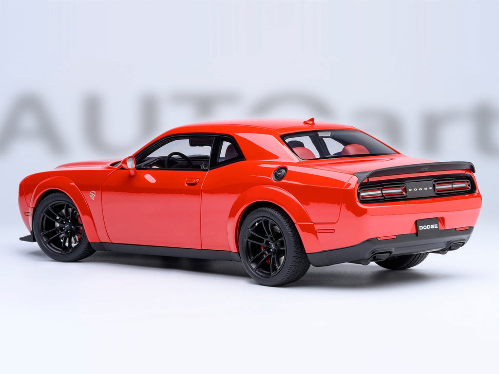 2022 Dodge Challenger SRT Jailbreak Torred with Red Interior 1/18 Model Car by Autoart
