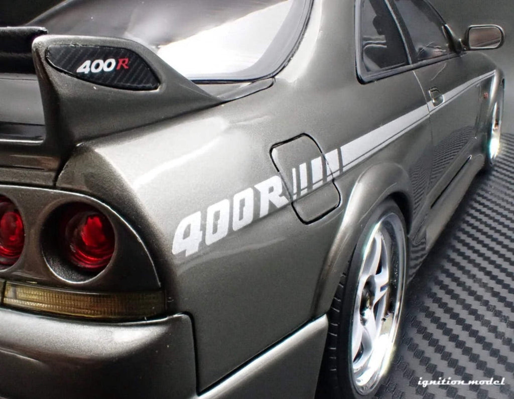 Ignition-Model Nissan Skyline GT-R 400r R33 (BCNR33) RHD Dark Grey Metallic 1:18