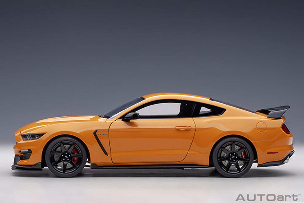 Ford Mustang Shelby GT-350R Orange Fury Metallic 1/18 Model Car by Autoart