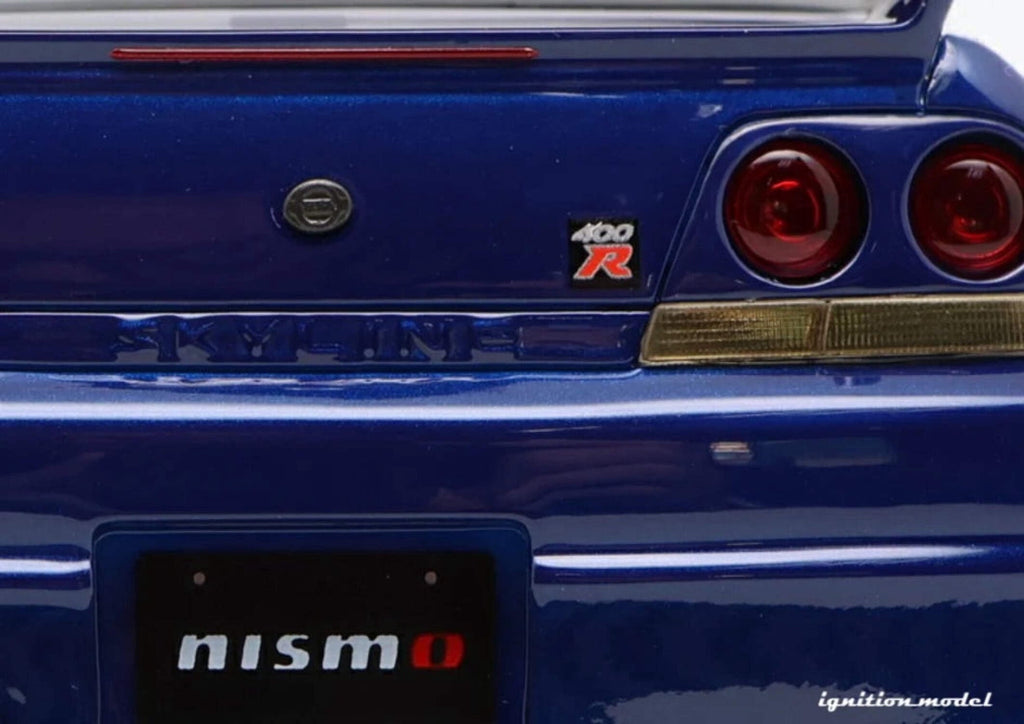 Ignition-Model Nissan Skyline GT-R 400r R33 (BCNR33) RHD Deep Marine Blue 1:18