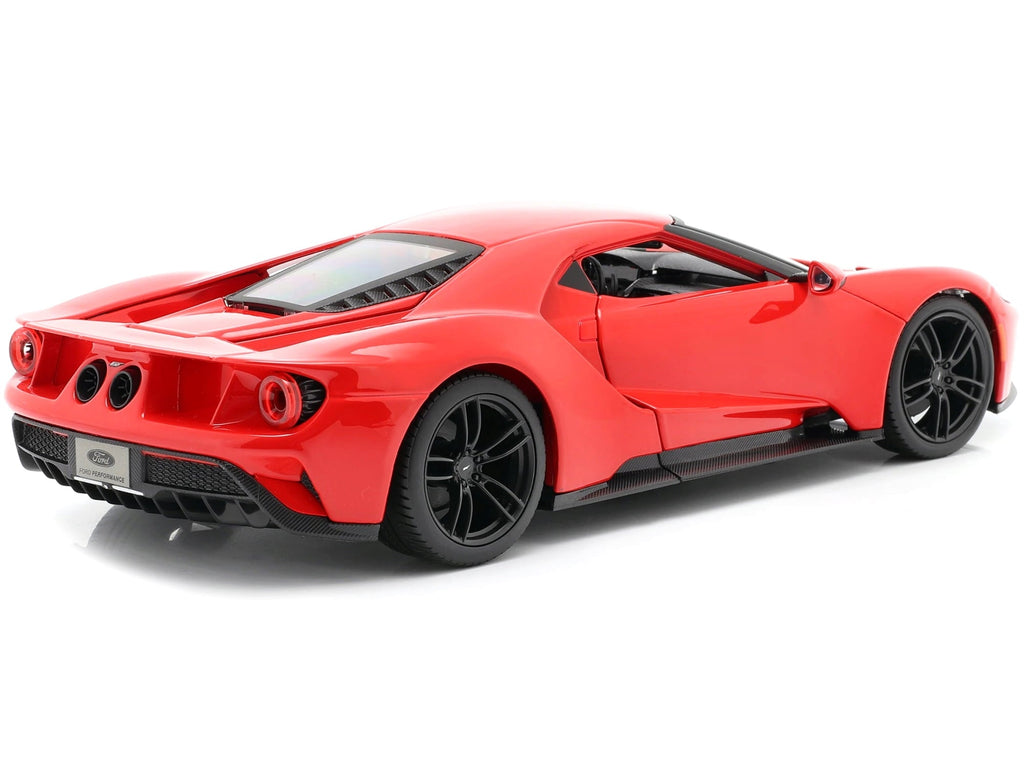 2017 Ford GT Red with Black Wheels "Special Edition" 1/18 Diecast Model Car by Maisto