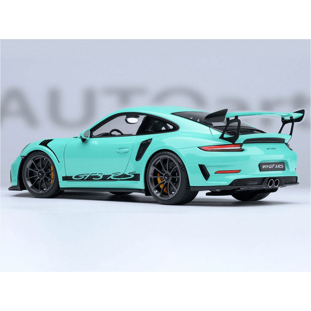 Porsche 911 (991.2) GT3 RS Mint Green 1/18 Model Car by Autoart