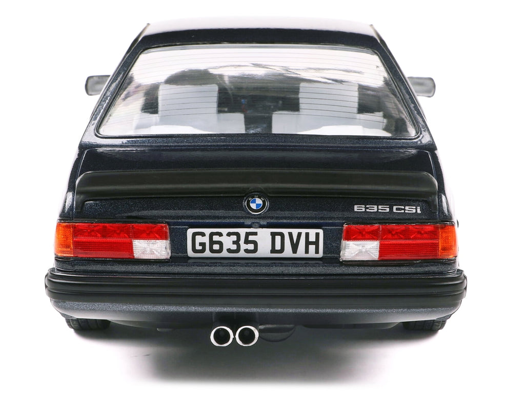 1984 BMW 635 CSI (E24) Macau Blue Metallic 1/18 Diecast Model Car by Solido