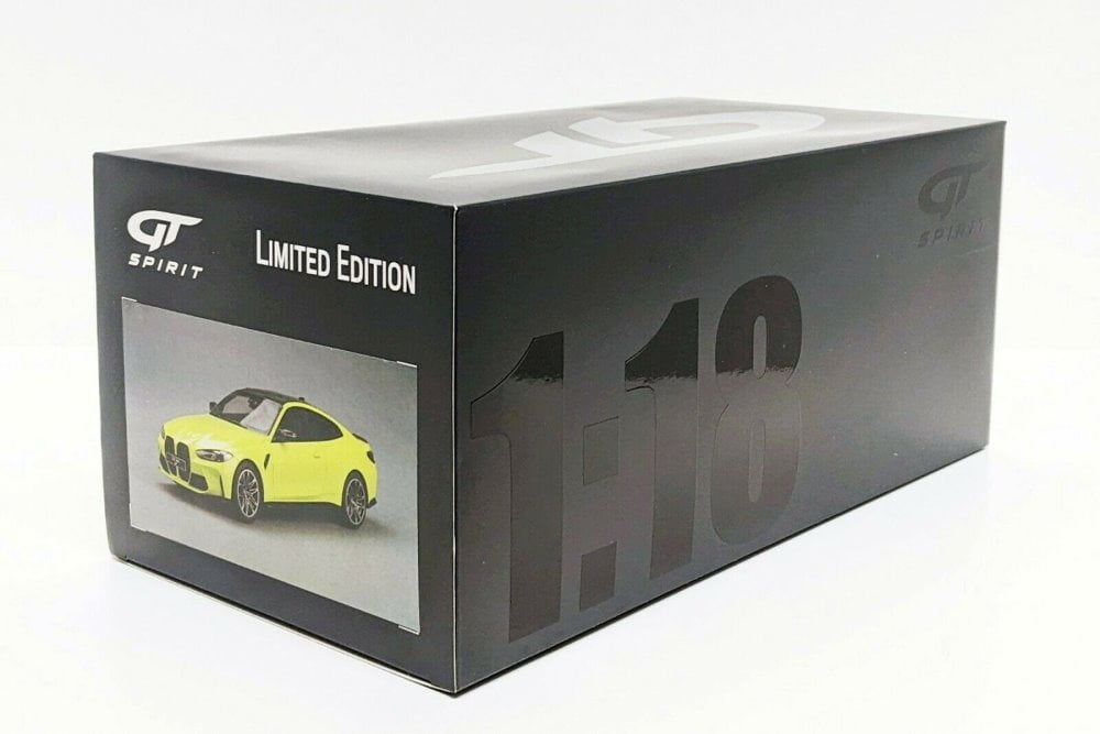 2020 BMW M4 (G82, Sao Paulo Yellow - GT Spirit GT298 - 1/18 scale Resin Model Toy Car