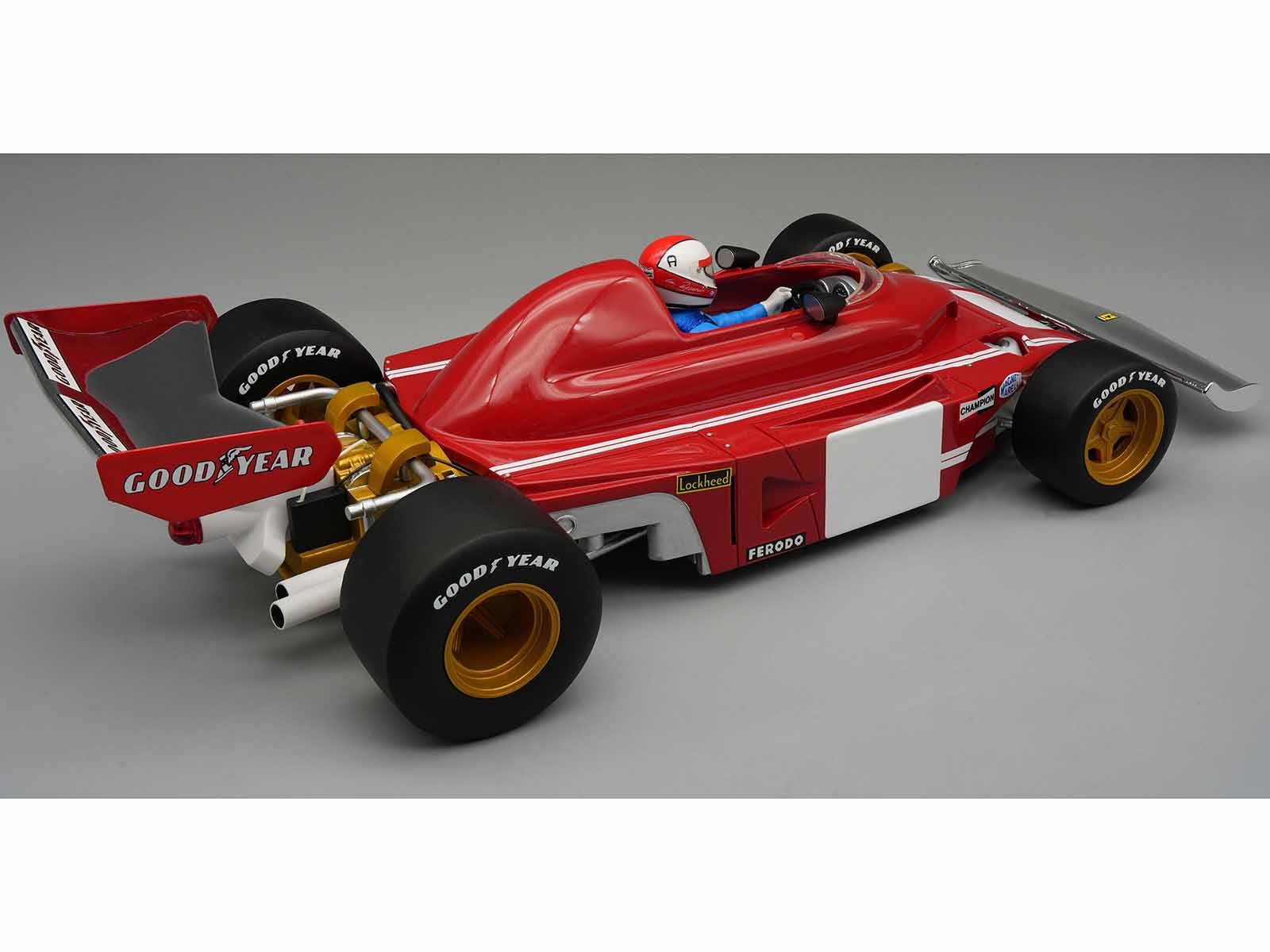 Ferrari 312 B3 Clay Regazzoni F1 "Monza GP Test" (1974) with Driver "Mythos Series" Limited Ed 1/18 Model Car by Tecnomodel