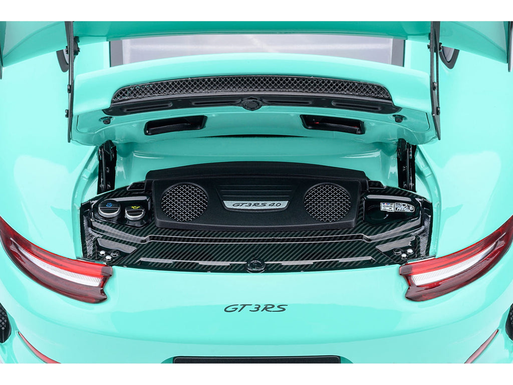 Porsche 911 (991.2) GT3 RS Mint Green 1/18 Model Car by Autoart