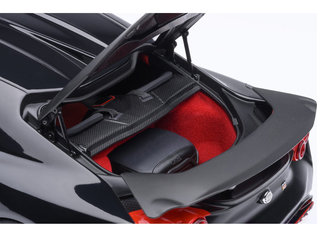 Nissan GT-R50 By ItalDesign Black and Matt Black 1/18 Model Car by Autoart