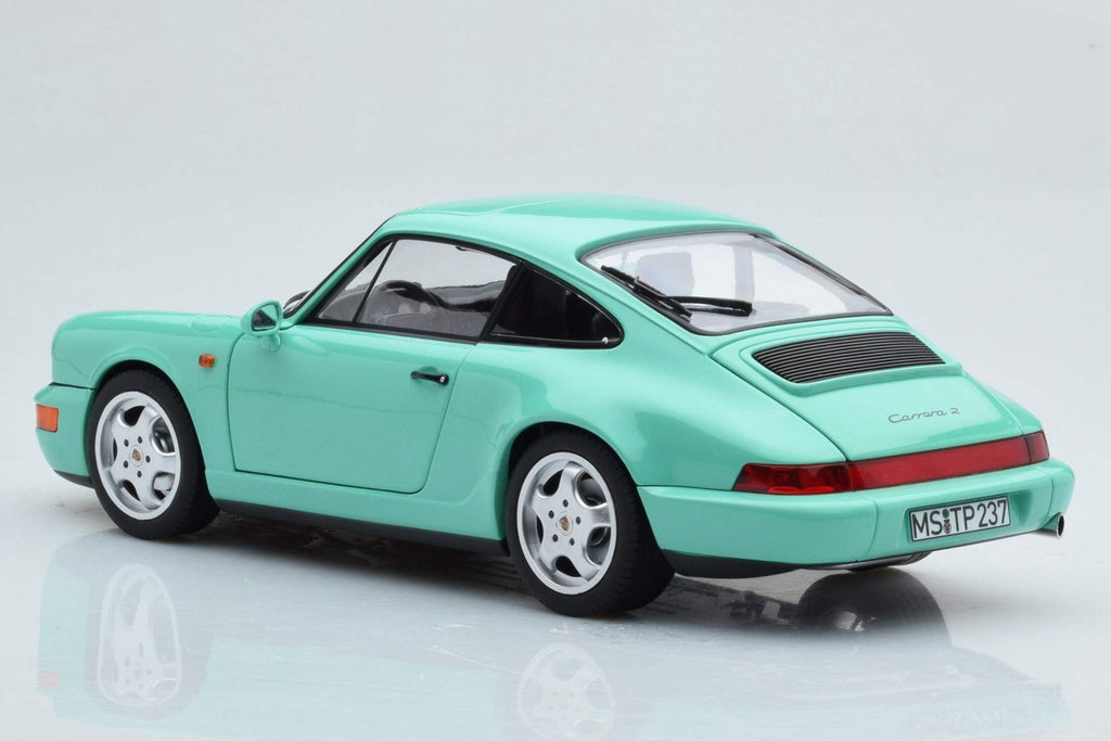 Norev 1992 Porsche 911 964 Carrera 2 Coupe Mint Green 1:18