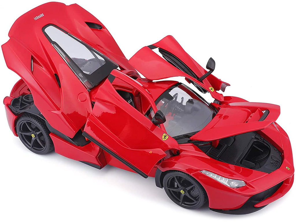 Ferrari LaFerrari F70 Red with Black Wheels 1/18 Diecast Model Car by Bburago