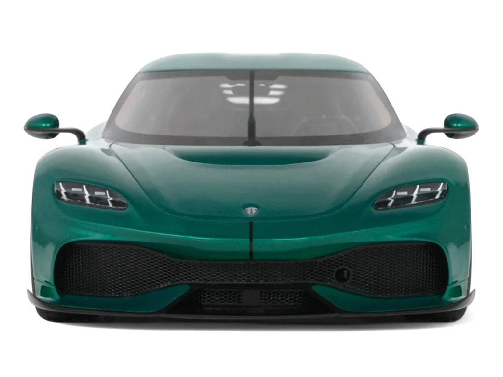 2024 Koenigsegg Gemera Racing Green Metallic 1/18 Model Car by GT Spirit