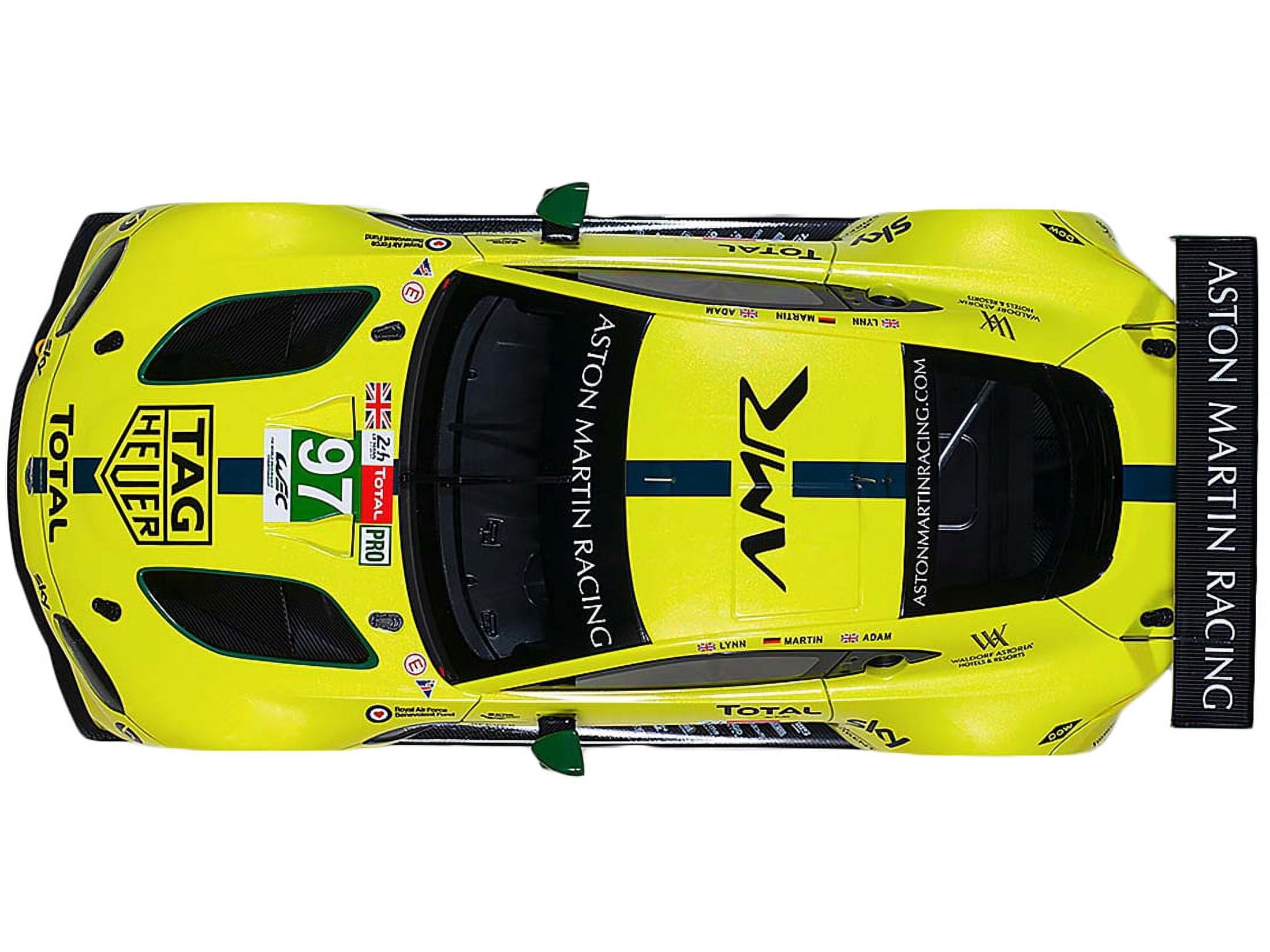 Autoart 81809 No.97 Lynn Martin Adam Le Mans PRO 1 by 18 Scale Model Car for 2018 Aston Martin Vantage GTE