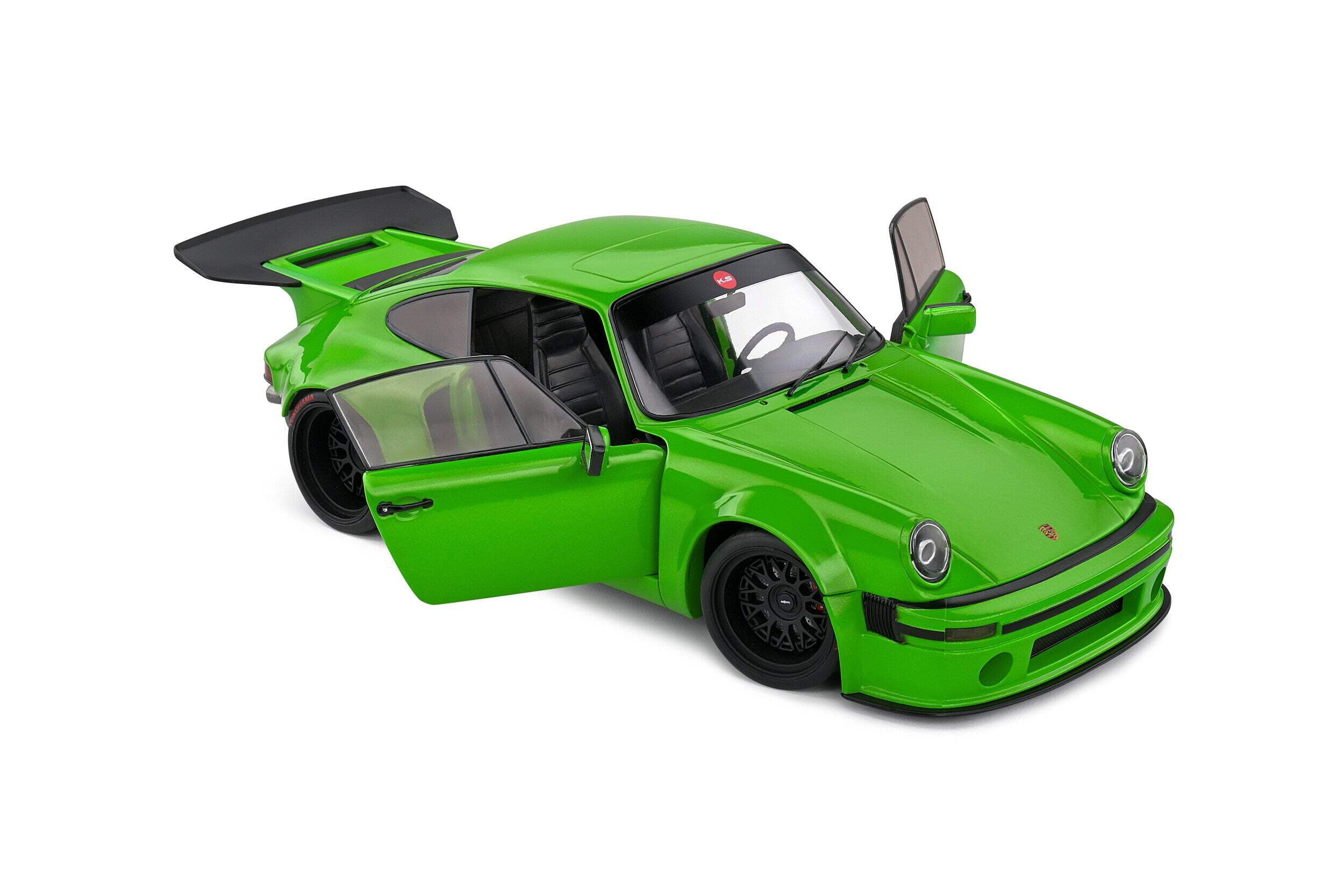 2022 Porsche 911 KS-R Green Metallic 1/18 Diecast Model Car by Solido