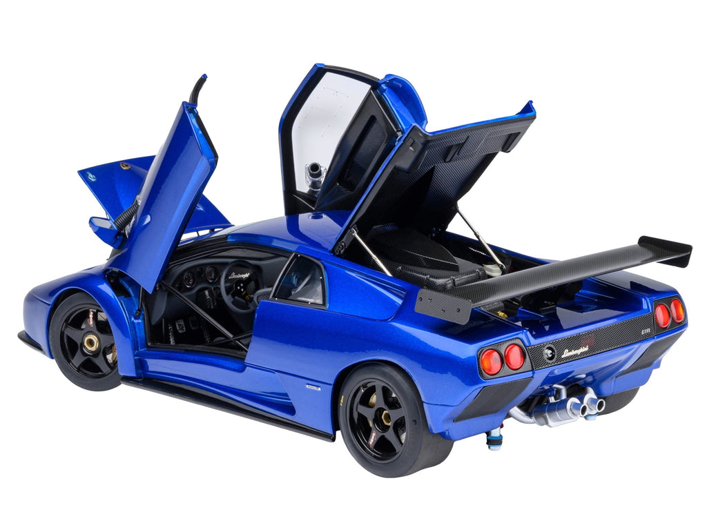 Lamborghini Diablo GTR Monterey Blue Metallic 1/18 Diecast Model Car by Autoart