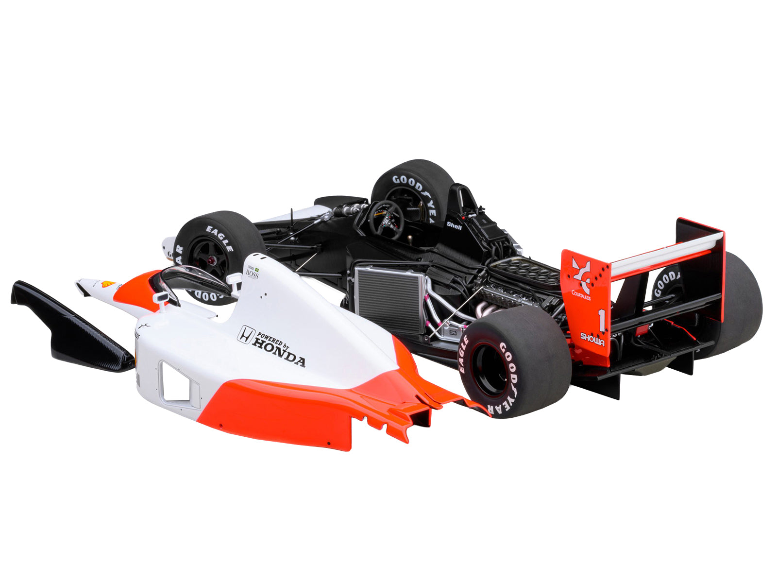 AUTOart 1:18 McLaren Honda MP4/6 - Japanese GP 1991 Ayrton Senna #1 (Without McLaren Logo)
