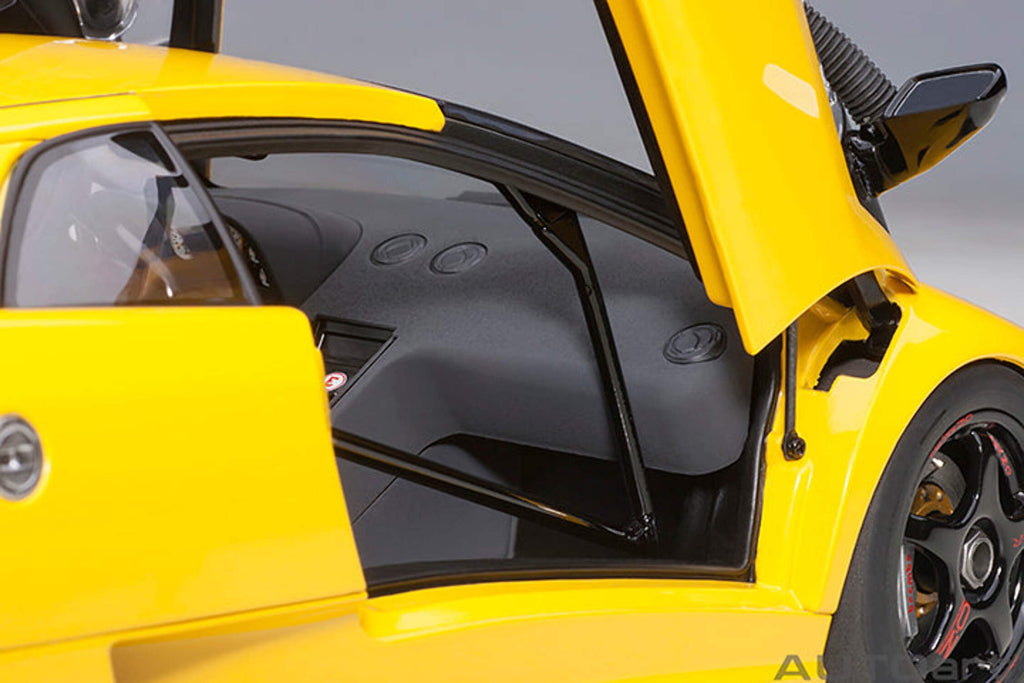 Lamborghini Diablo SV-R Superfly Yellow 1/18 Model Car by Autoart