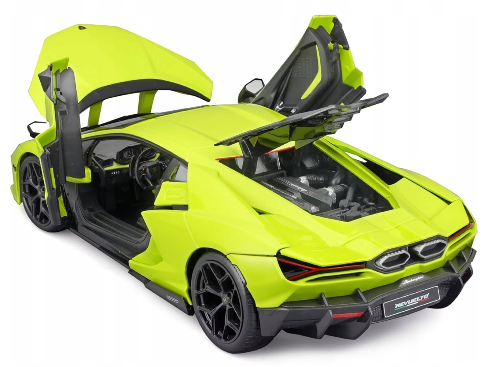 Diecast Lamborghini Revuelto Green Metallic "Special Edition" 1/18 Diecast Model Car by Maisto