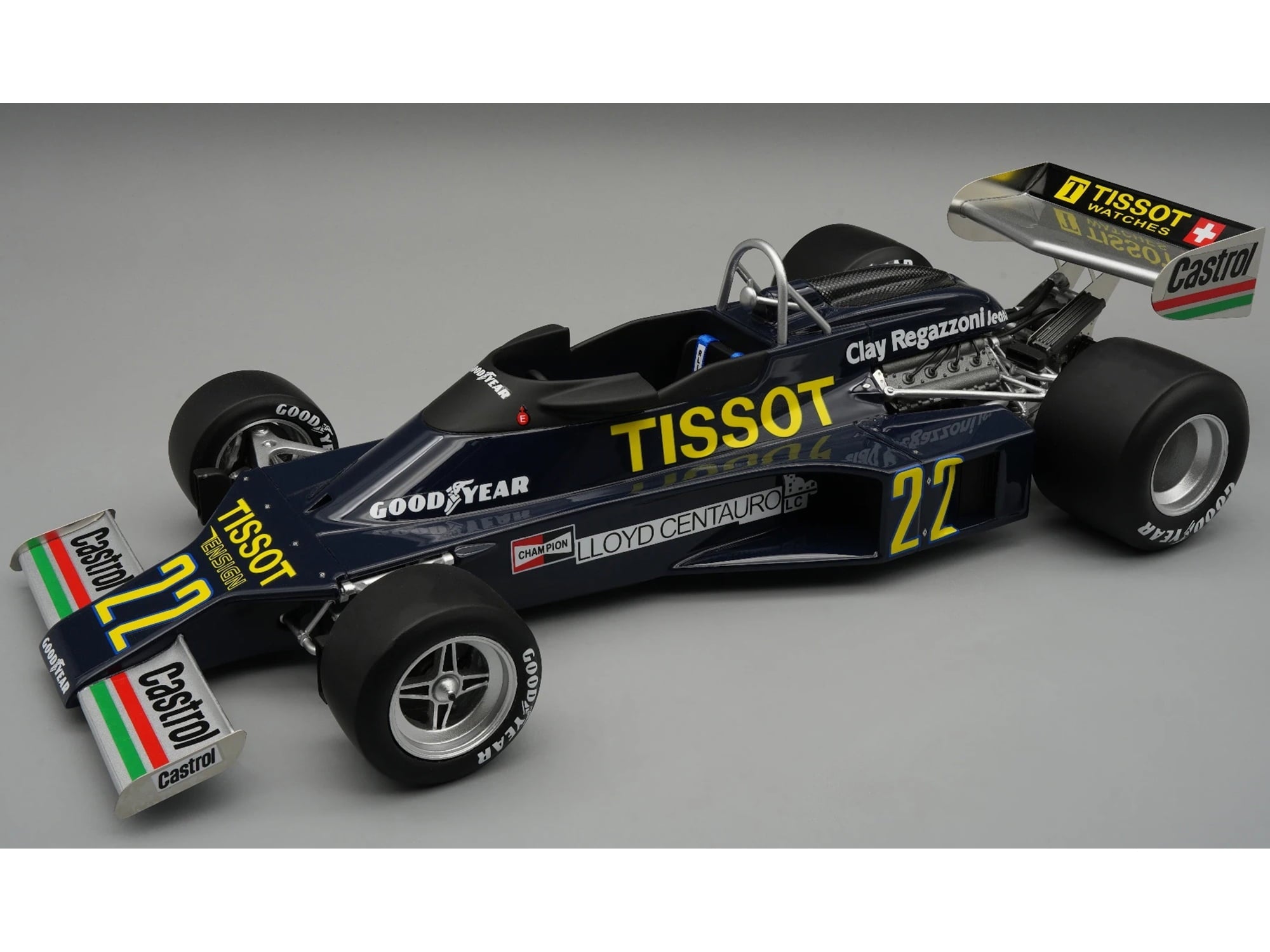 Ensign N177 #22 Jacky Ickx F1 "Monaco GP" (1977) "Mythos Series" Limited Edition to 85 pcs 1/18 Model Car by Tecnomodel