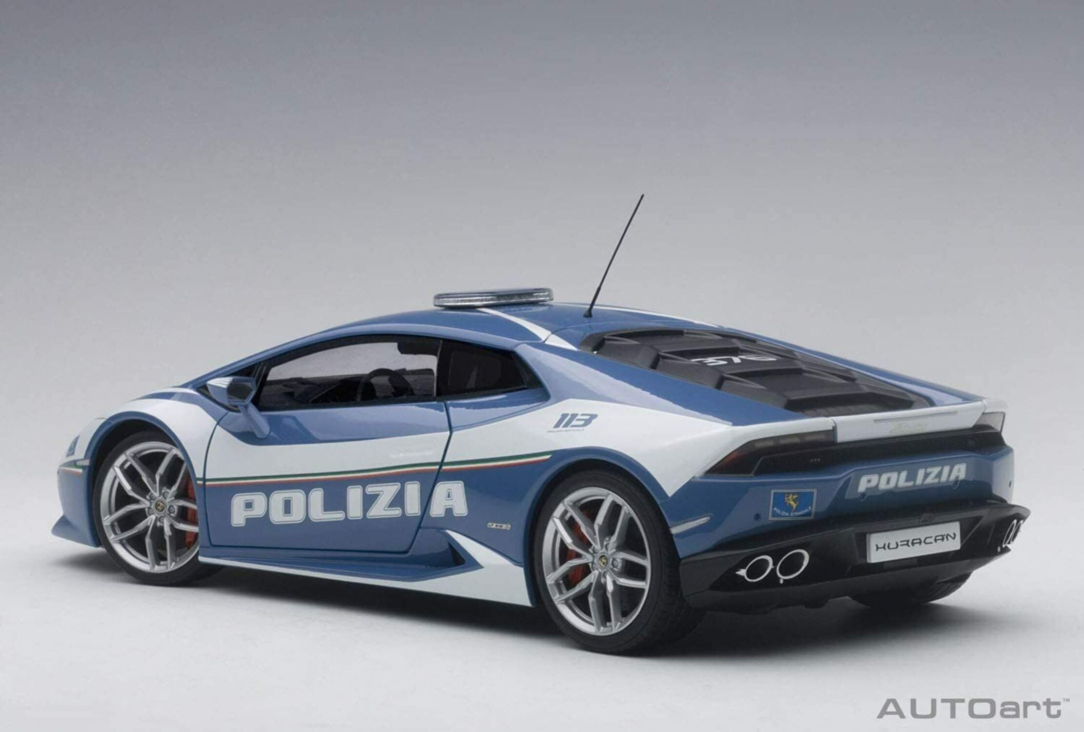 Autoart 74609 Lamborghini Huracan LP610 Police 1-18 Scale Model Car
